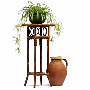 Rattan Plant Stand Cane Jardiniere ...