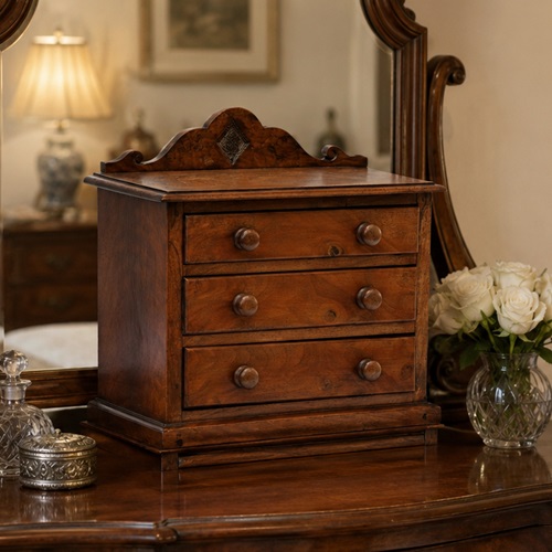 Pine Table Top Drawers Miniature Chest Antique Box Chest Of Drawers