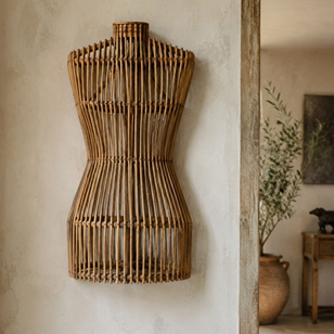 Mannequin Bamboo & Cane Antique Sho...