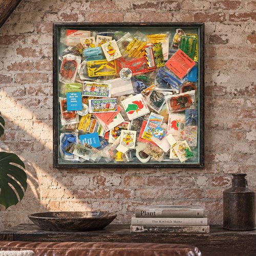 Cereal Toys Framed Wall Art Toy Sticker 1980'S 1990'S Picture Painting Packet 