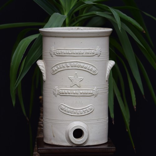 Planter | 19Th Century Water Filter Interior Plant Pot Stand House Plant Garden