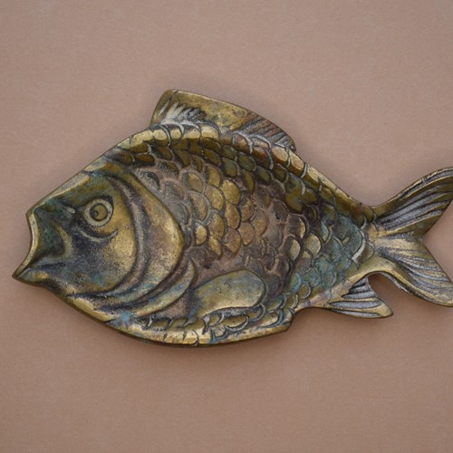 Brass Fish Pin Dish