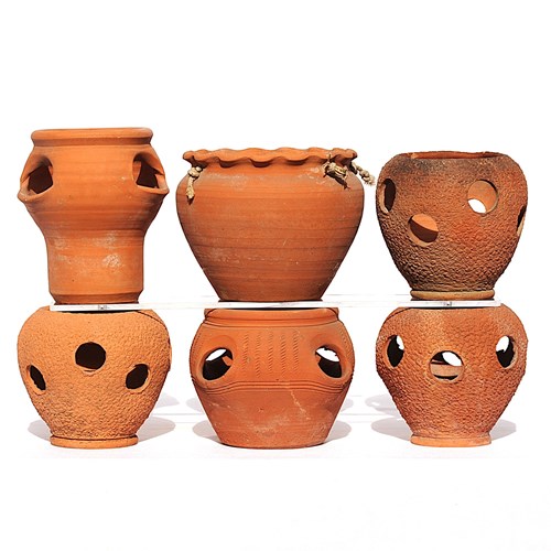 Orchid Planters Orchid Plant Pot Old Vintage Terracotta Flower Pot Clay Planter