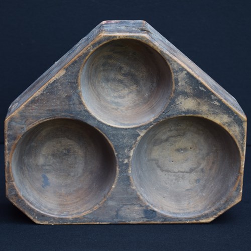 Sycamore Market Traders Coin Bowl | Vintage Wooden Dish Bowl Tray Shop Till