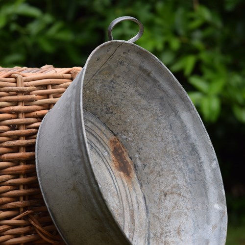 Oval Galvanised Tin Bath