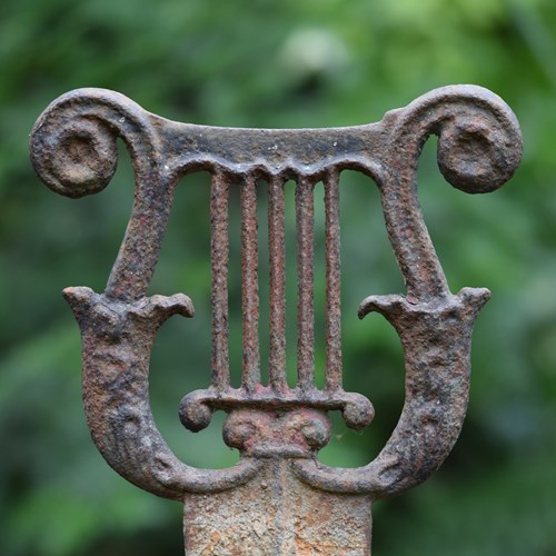 Georgian Cast Iron Boot Scraper Antique Garden Foot Scrape Shoe Pull Spike