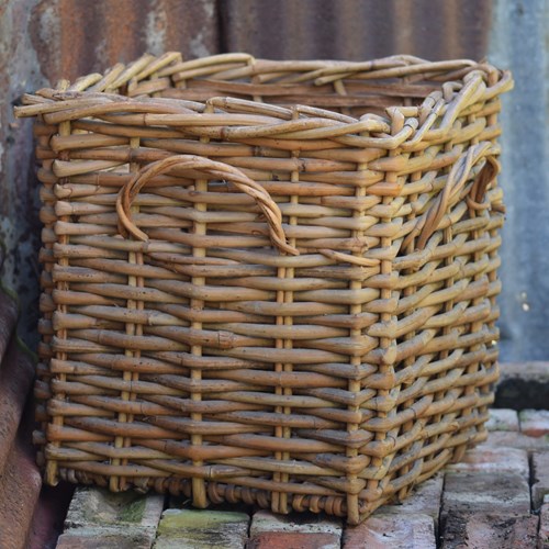 Wicker Log Basket 