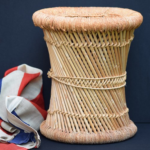 Bamboo & Jute Foot Stool