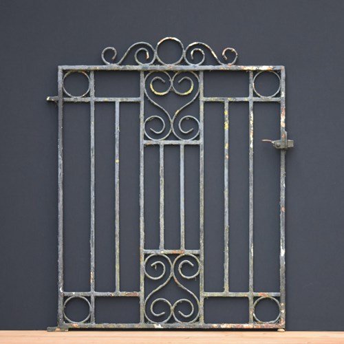 Art Deco Garden Gate Antique Wrought Iron Side Gate Old Reclaimed Gates