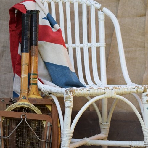 Time Worn Rattan Chair