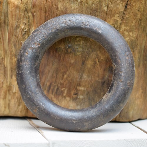 Large Reclaimed Heavy Iron Ring