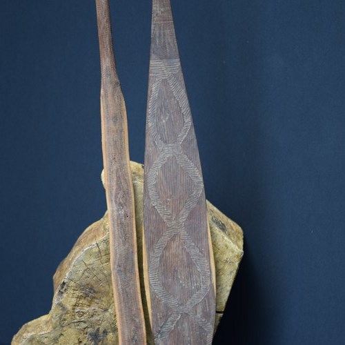 Aboriginal Woomera (Spear Thrower) & Spear