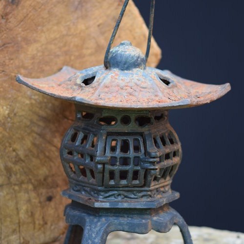 Reclaimed Garden Candle Pagoda Lantern 