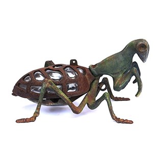 Praying Mantis Lantern Cast Iron Ga...