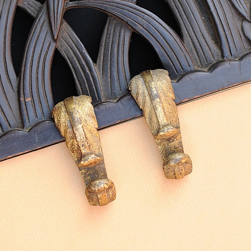 Strong Picture Mirror Hooks Brass Picture Rail Hooks Antique Oil Painting Hook