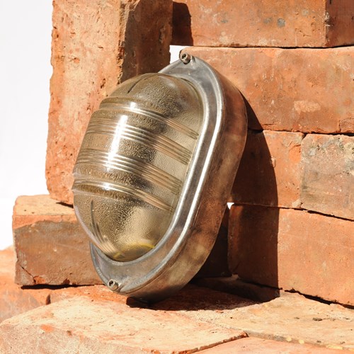 Bulkhead Lamp Reclaimed Coughtrie Lamp Light Industrial Lighting Old Vintage