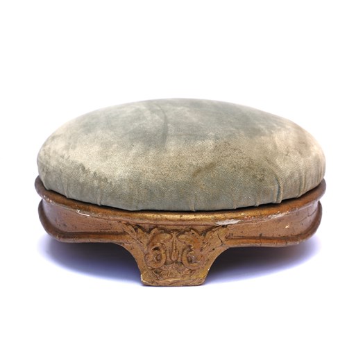 Regency Giltwood Footstool Georgian Foot Stool Antique Rest Chair Step