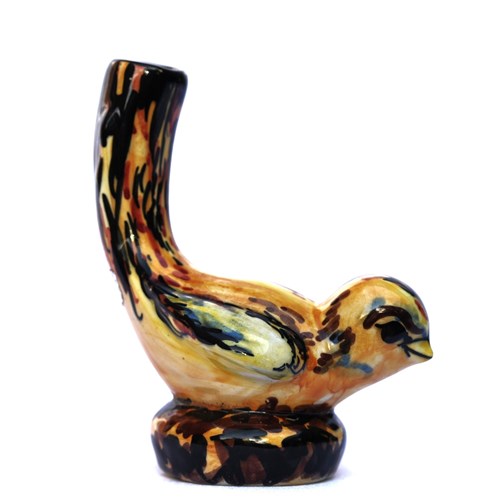 Beautiful Bud Vase Vintage Mini Flower Vase Bird Italian Mid Century Porcelain