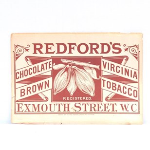1890 Crate Label Redford's Tobacco ...