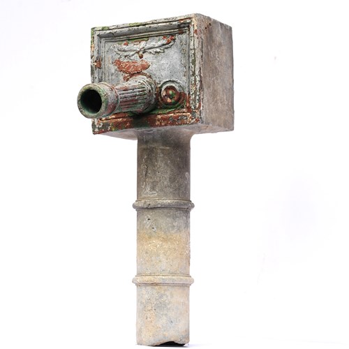 Georgian Lead Water Pump Antique Trough Hopper Water Spout Fountain Old Garden