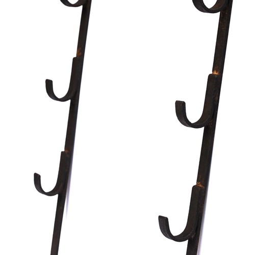 Estate Gun Rack Wrought Iron Shooting Rack Hunting Fishing Interior Design Sign