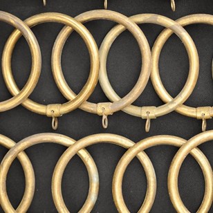 Curtain Pole Rings 19Th Century 2.5...