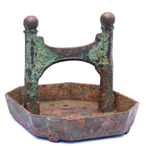 Boot Scraper Foot Scrape Shoe Pull Antique Garden Cast Iron 19Th Century Doorway