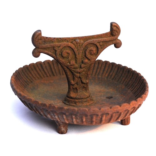 Boot Scraper Foot Scrape Shoe Pull Antique Garden Cast Iron 19Th Century Doorway