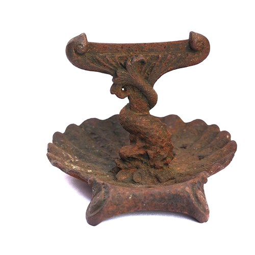 Boot Scraper Foot Scrape Shoe Pull Antique Garden Cast Iron 19Th Century Doorway