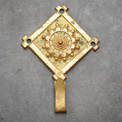 1889 Picture Hook Antique Brass Picture Hook Brass Picture Hooks Victorian Rail 