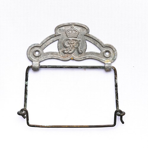 George V Toilet Roll Holder Lavatory Loo Paper Antique Reclaimed Bathroom 1920