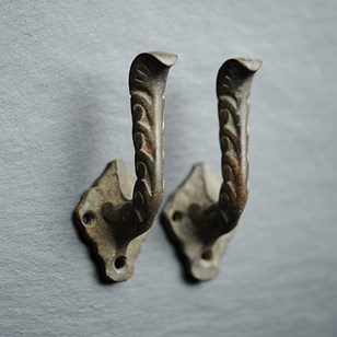 Bronze Curtain Tie Back Hooks Antiq...