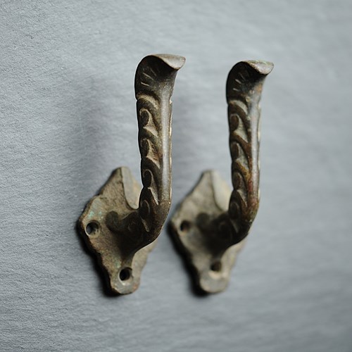 Bronze Curtain Tie Back Hooks Antique Victorian Curtain Tie Back Hook 19Th