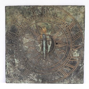 Bronze Sundial Sun Dial Old Antique...