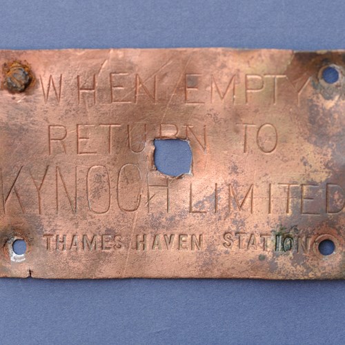 Explosives Plate Kynoch Ammunition Antique Box Sign Plaque Gun Cartridge Shoot