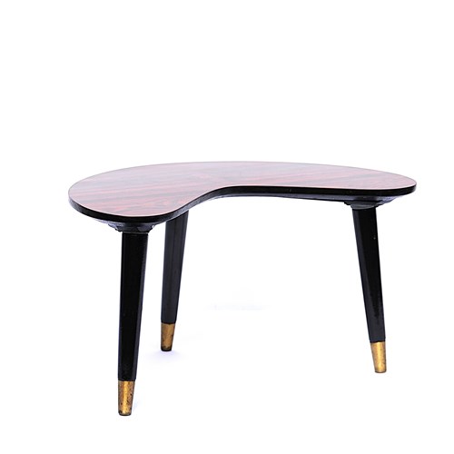 Kidney Table Mid Century Small Kidney Table Stand Vintage Formica Dansette Legs