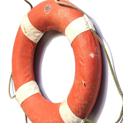 Marine Life Buoy Old Waterway Life Ring Sea Coast River Canal Boat Buoy Perry