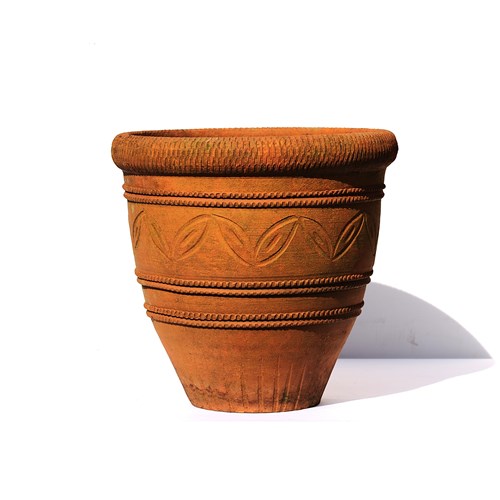 17" Terracotta Planter Plant Pot Clay Flower Pots Old Garden Planter Large Pot