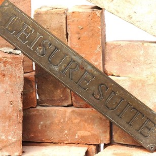 Leisure Suite Door Sign Brass Plaqu...