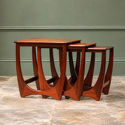 G-Plan Nest Of Tables Mid Century Teak Side Table Astro Nest Of 3 Vintage G Plan