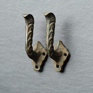 Bronze Curtain Tie Back Hooks Antiq...