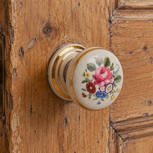 Door Knobs Interior Floral Design Vintage Reclaimed Handles Knob Doorknob Rose