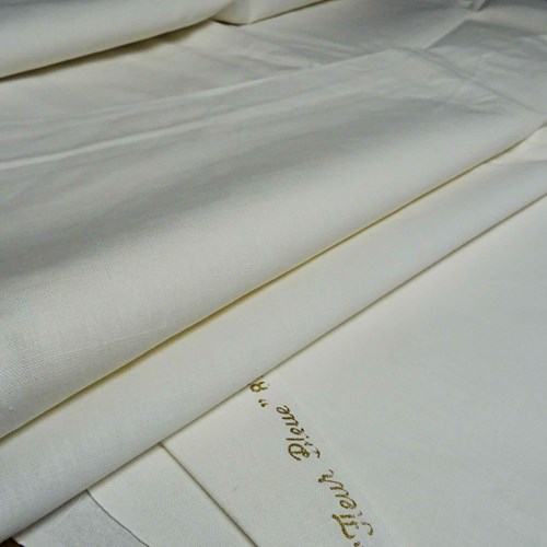Unused XL French Linen Sheet