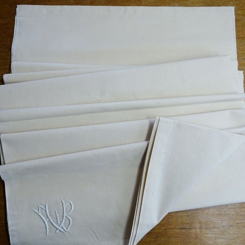 Good Quality Unused French Linen Sheet