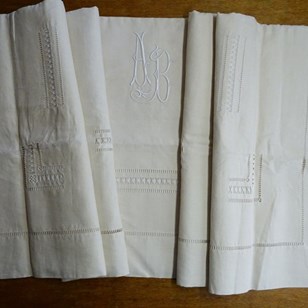 Unused Vintage French Linen Single ...