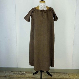Hand Dyed French Linen Chemise/Dres...