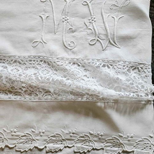 XL French Pure Linen Sheet, Beautiful Decoration