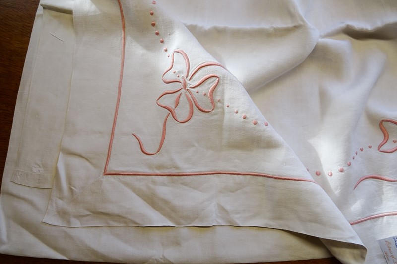 Delightful French pure linen sheet, pretty curtain-amanda-leader-288eme22-pink-ribbon-emb-linen-0008-main-638080010107246956.jpg