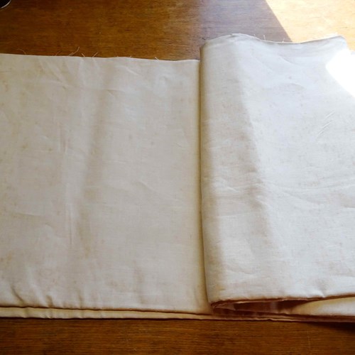Huge Length Of French Linen Fabric; Curtains Etc