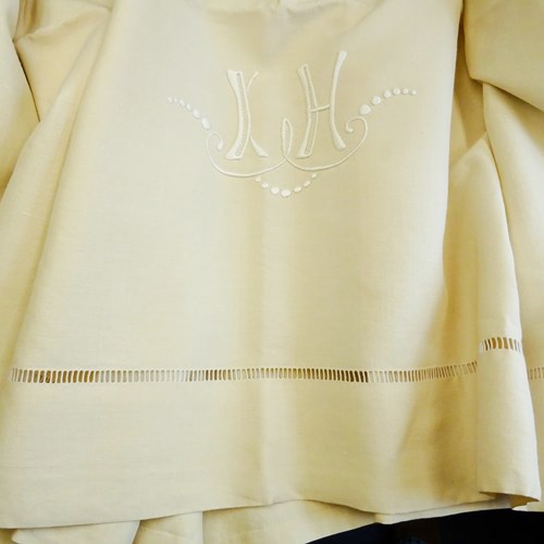 Elegant XL French Linen Sheet 